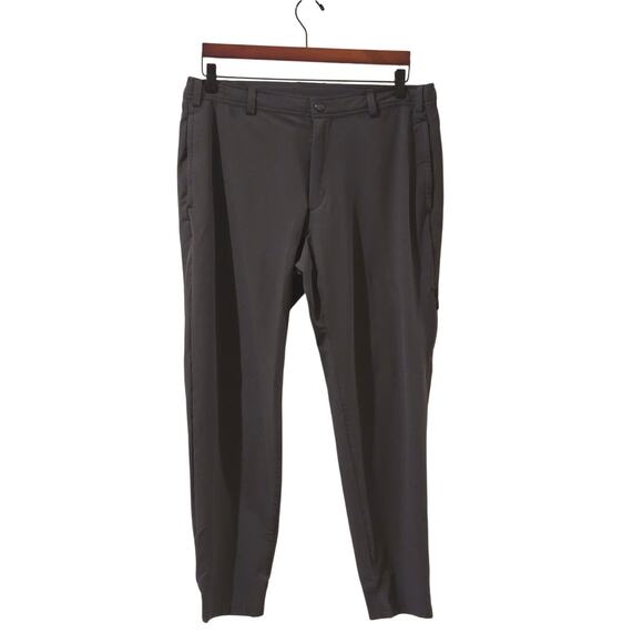 Mack Weldon Pants Mens Radius Flex Jogger Grey Stretch Waist and Ankles Large - Picture 1 of 8